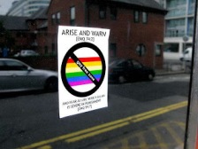 anti-gay-sticker campaign in London